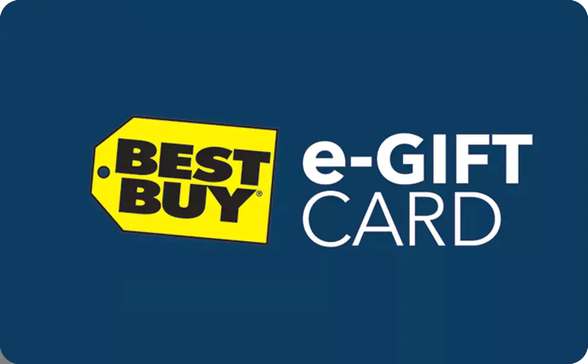 Best Buy gift card reward example