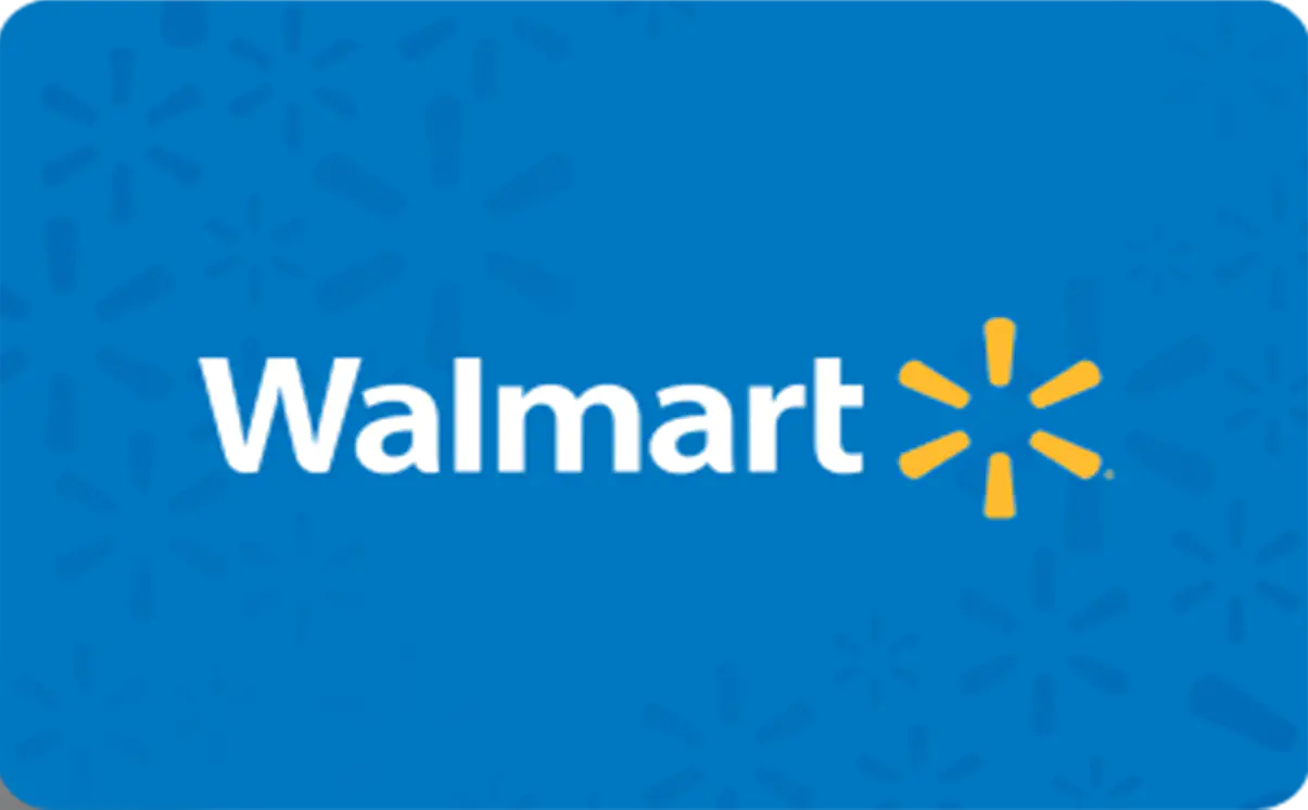Walmart gift card reward example